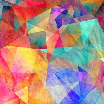Colorful background with polygons Stock Illustration
