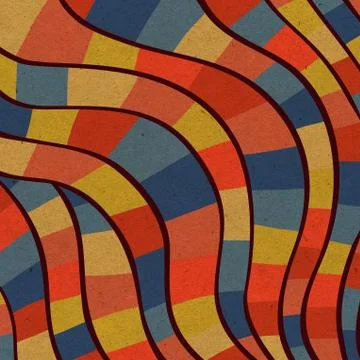 Colorful background with rectangles and different shapes. texture with mosaic イラスト素材