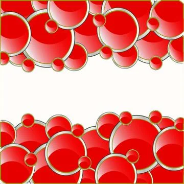 Colorful background from round figures Stock Illustration