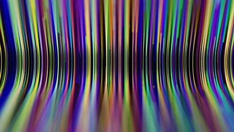 Colorful Background With Rounded Lines Video stock 209809703