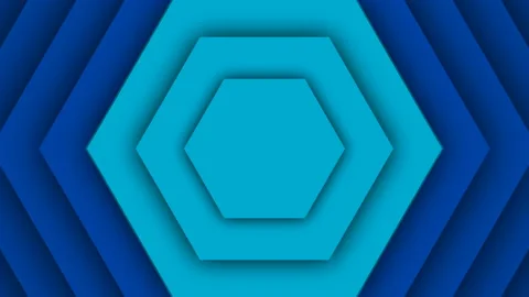 Colorful Background From Seven Hexagons Stock Footage 86770796