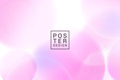 Colorful Background with Simple Geometric Shape. Light pink and blue colors Stock Illustration
