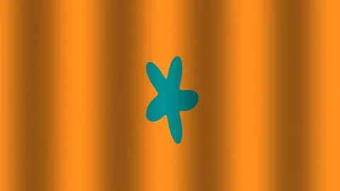 Colorful background with a simple shape in the center Stock Footage 338172554