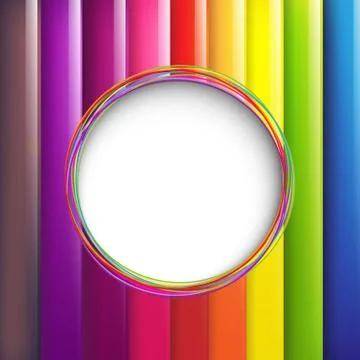 Colorful background with speech bubble Stock Illustration