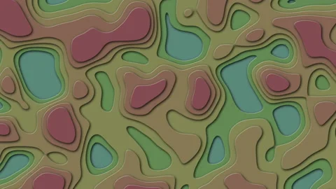 Colorful Background on theme geodesy or topography. Abstract topographic Stock Footage 164409529