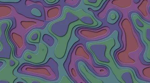 Colorful Background on theme geodesy or topography. Abstract topographic Stockillustratie