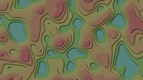 Colorful Background on theme geodesy or topography. Abstract topographic Stockillustratie