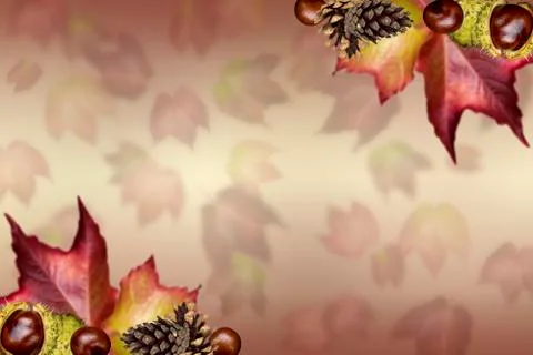 Colorful backgrounds with leafs Stockfoto's