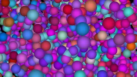 Colorful ball Video stock 151932698