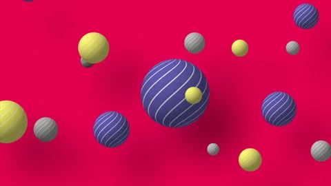 Colorful Ball Moving Background Stock Footage 245055030