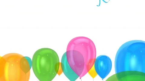 Colorful balloons background  Stock Footage 766410