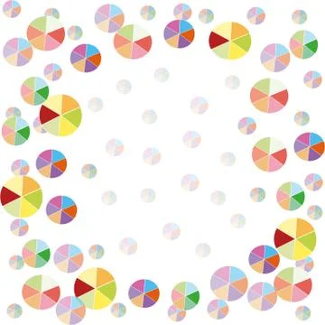 Colorful balloons background Illustrazione stock