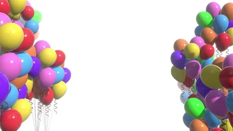 Colorful Balloons Stockbeeldmateriaal 334209110