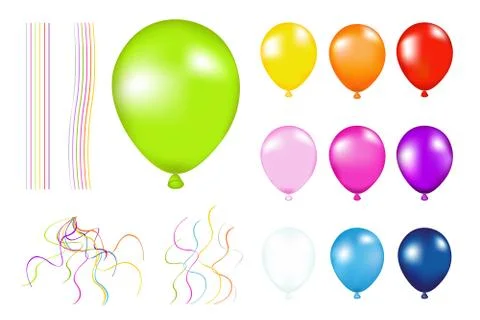 Colorful balloons Stock Illustration