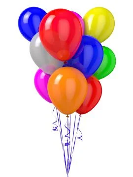 Colorful balloons Stock Illustration