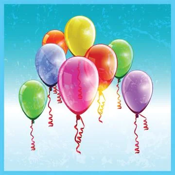 Colorful balloons Stock Illustration