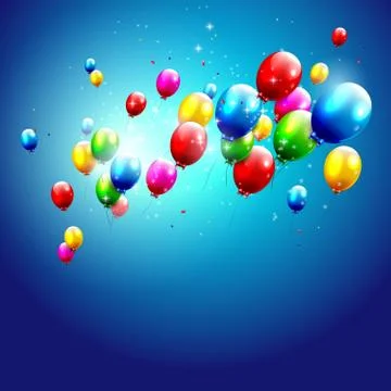 Colorful balloons Stock Illustration