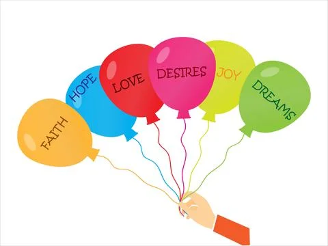 Colorful balloons Stock Illustration