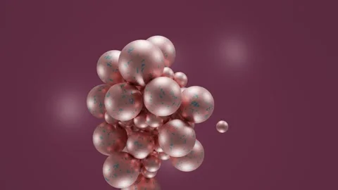 Colorful balls on the background Stock Footage 265437876