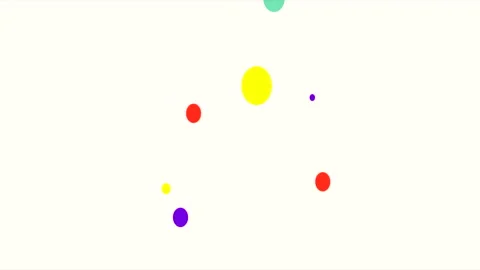 Colorful balls falling and bouncing Stock-Footage 245978163