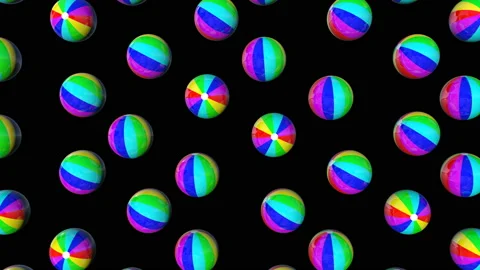 Colorful balls Stock Footage 139107821