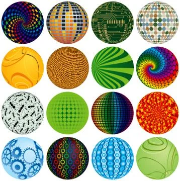 Colorful balls Illustration