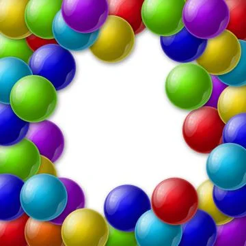 Colorful balls Ilustração Stock