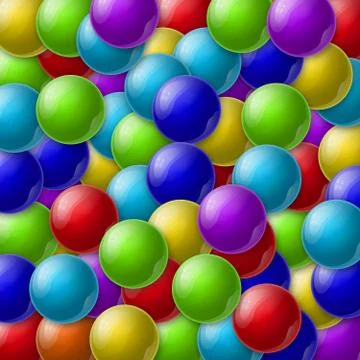 Colorful balls Illustrazione stock