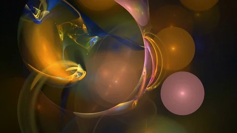Colorful balls pattern abstract motion background Stock Footage 70737985