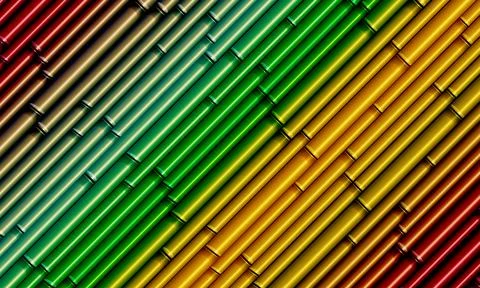 Colorful bamboo stick pattern background. Vintage bamboo. classical style art. Stock Illustration