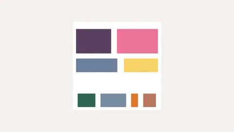 Colorful Bar Chart Data Icon Stock Footage 346804328