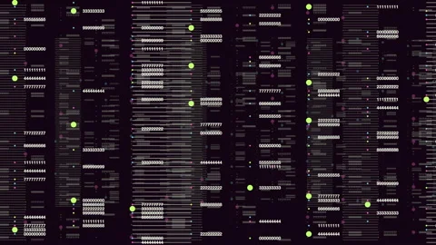 Colorful barcode pattern with black lines on dark background Stock Footage 317390361