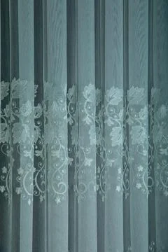Colorful beautiful curtains on different backgrounds Stock Photos
