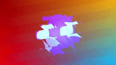 Colorful, beautiful patterns move rhythmically Stock Footage 341479271