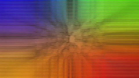 Colorful, beautiful patterns move rhythmically Stock Footage 341604196