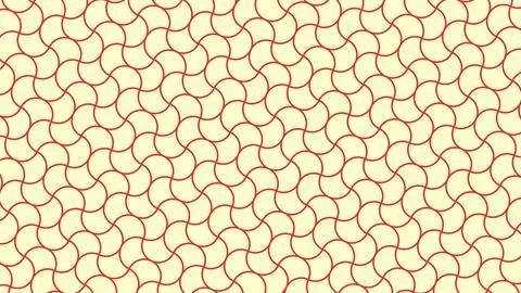 Colorful, beautiful patterns move rhythmically Stock Illustration