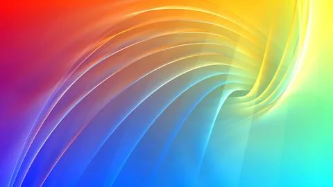 Colorful, beautiful patterns move rhythmically Stock Illustration