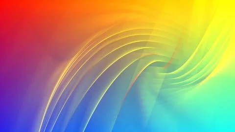 Colorful, beautiful patterns move rhythmically Stock Illustration