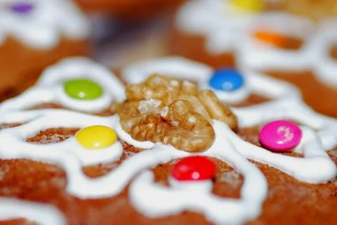 Colorful biscuit Stock Photos
