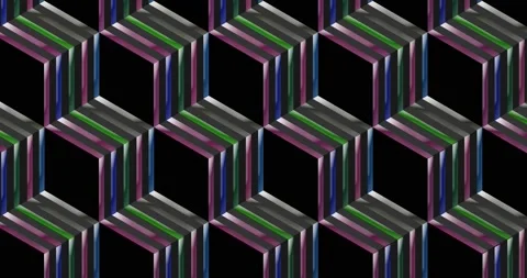 Colorful black square Stock Footage 168930286