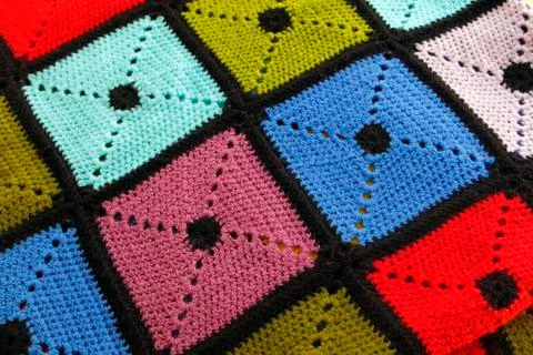 Colorful blanket Stock Photos