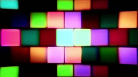 Colorful Blinking Block Lights Stock Footage 44145902