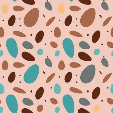 Colorful blob scatter pattern. Vector Stock Illustration