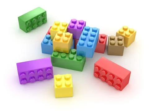 Colorful block Stock Illustration