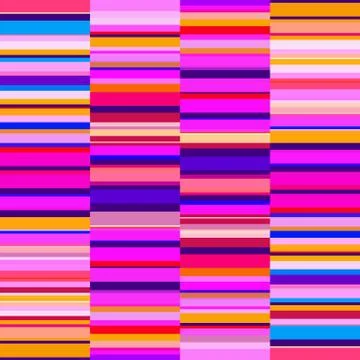 Colorful blocks abstract illustration. Stock Illustration