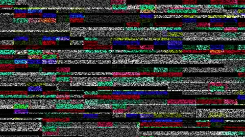 Colorful, Blocky Rectangular, Heavy Noise Effect 스톡 동영상 152796200