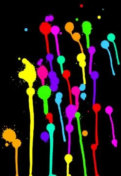 Colorful blots Stock Illustration