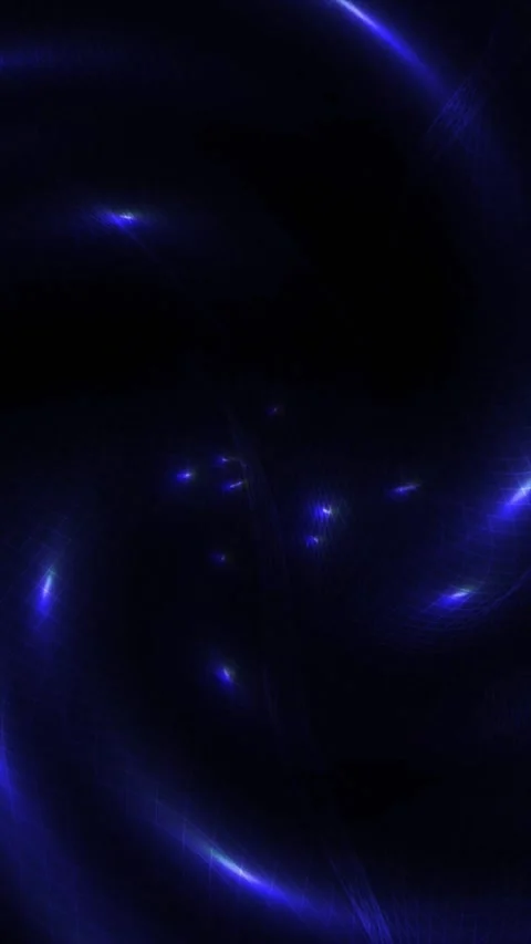 Colorful blue light creates mesmerizing patterns in a swirling Stock Footage 312282494