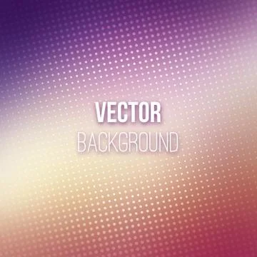 Colorful Blurred Background With Halftone Effect Stock Illustration