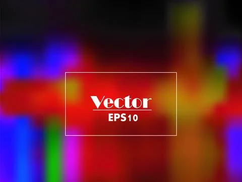 Colorful blurred vector gradient digital vector background Illustrazione stock